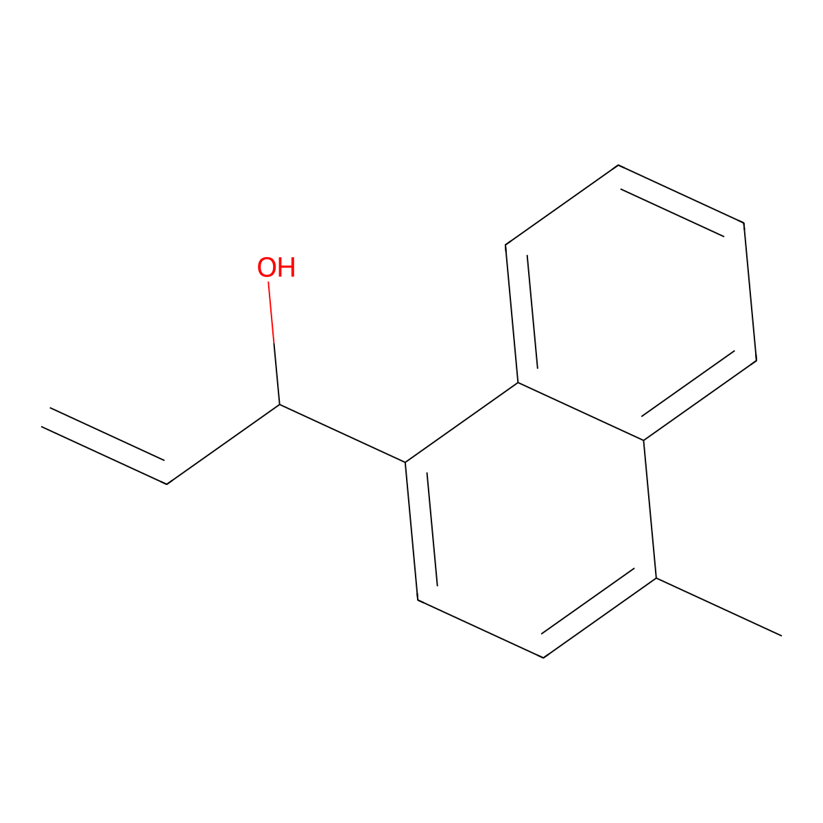 1-(4-Methylnaphthalen-1-yl)prop-2-en-1-ol molecular structure, CAS 2126034-62-4