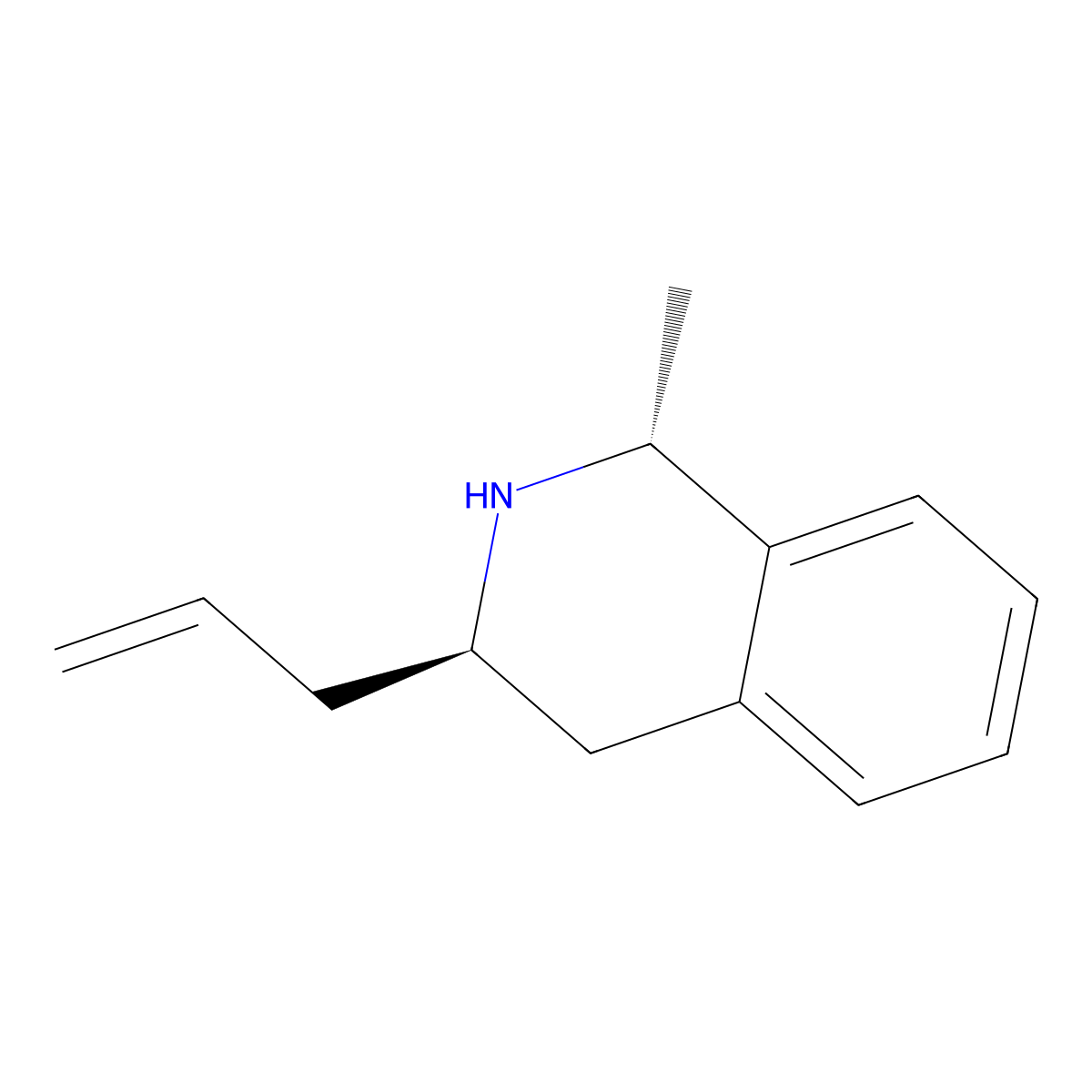 3-Allyl-1-methyl-1,2,3,4-tetrahydroisoquinoline molecular structure, CAS 212611-15-9