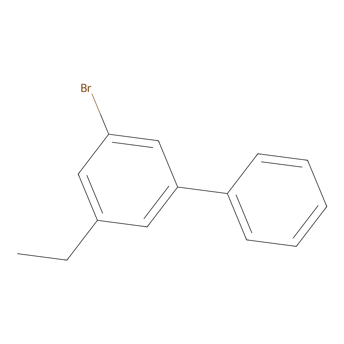3-Bromo-5-ethyl-1,1'-biphenyl molecular structure, CAS 2126138-38-1