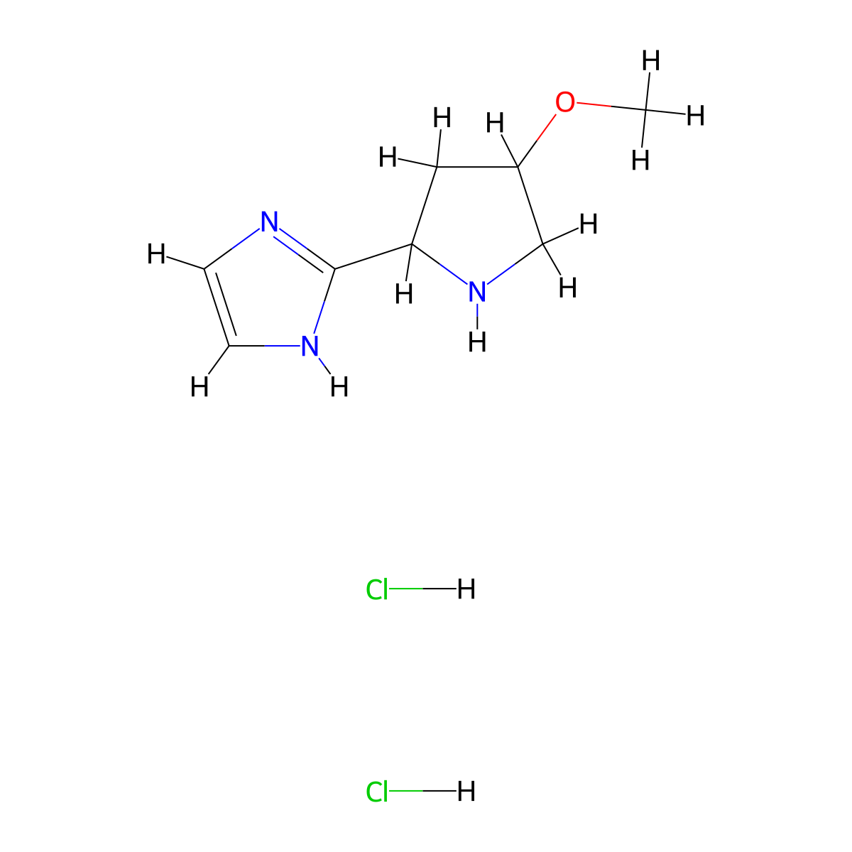 2-(4-Methoxypyrrolidin-2-yl)-1H-imidazole dihydrochloride molecular structure, CAS 2126160-49-2