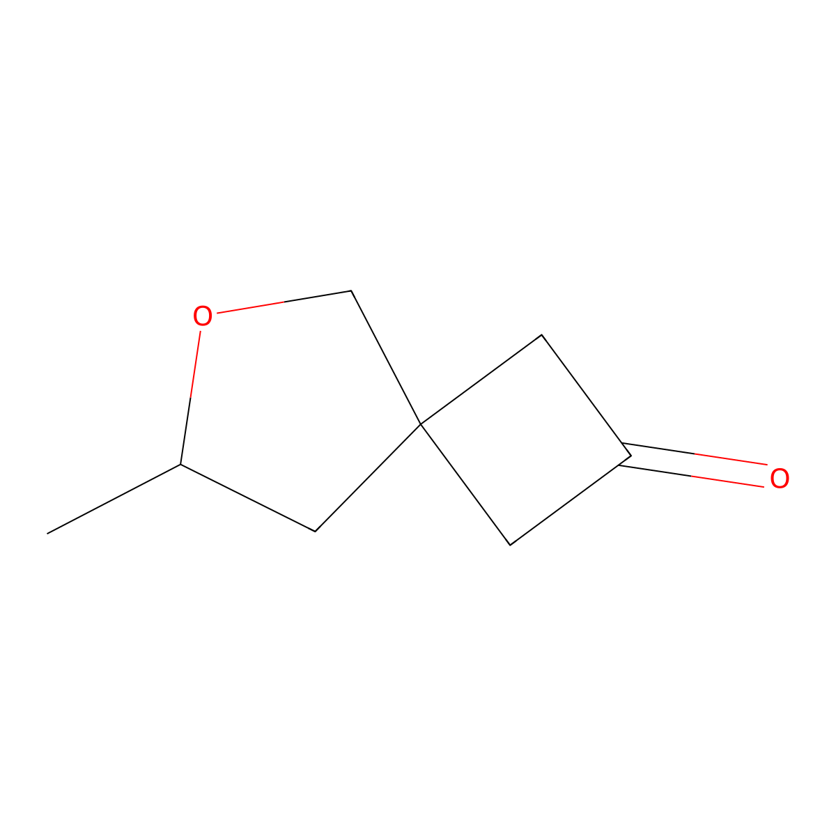 7-Methyl-6-oxaspiro[3.4]octan-2-one molecular structure, CAS 2126160-50-5