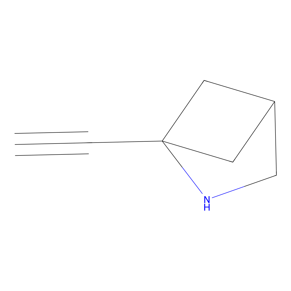 1-Ethynyl-2-azabicyclo[2.1.1]hexane molecular structure, CAS 2126160-90-3