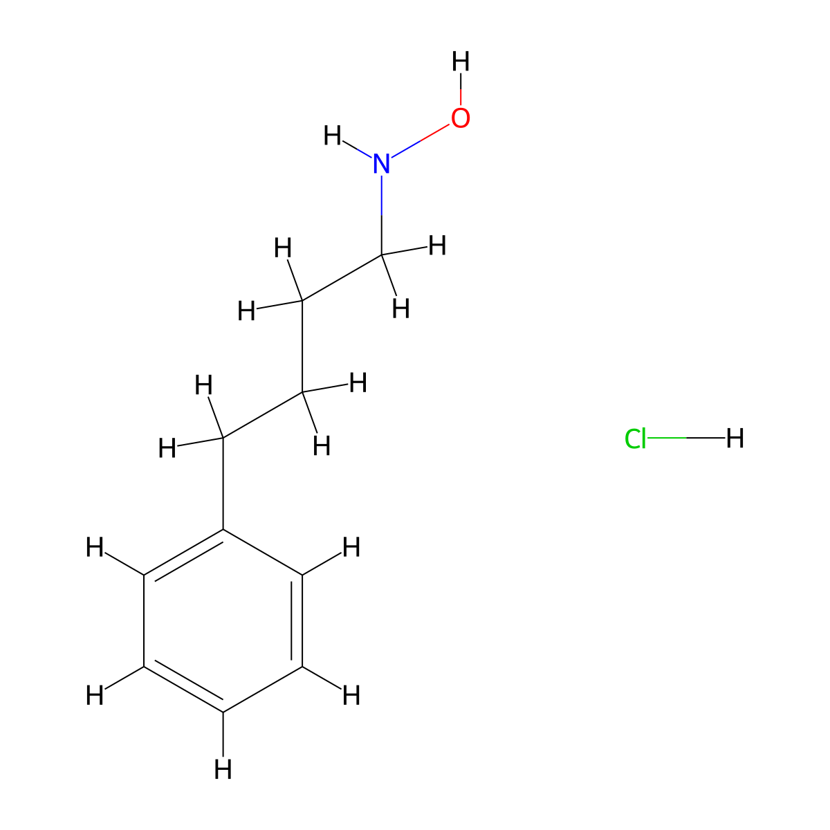 N-(4-Phenylbutyl)hydroxylamine hydrochloride molecular structure, CAS 2126161-14-4