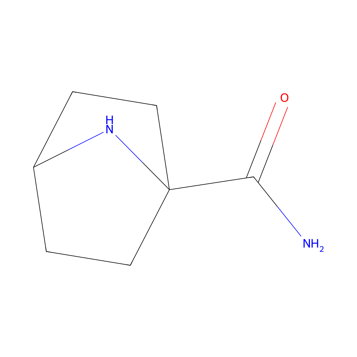 7-Azabicyclo(2.2.1)heptane-1-carboxamide molecular structure, CAS 2126161-31-5