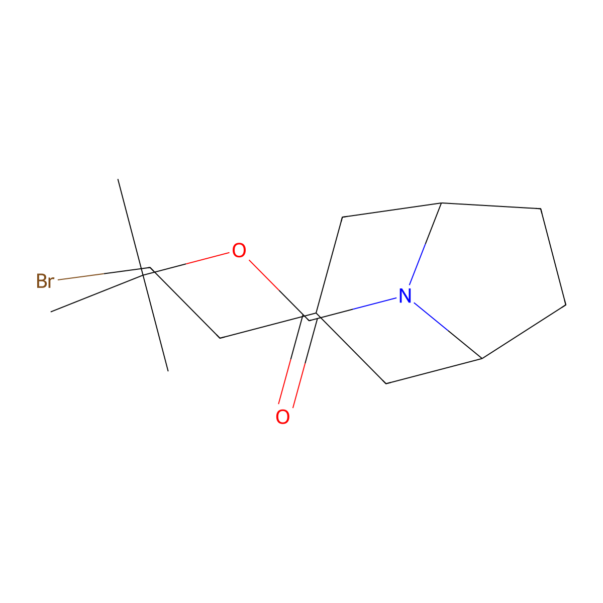 Tert-butyl 3-(2-bromoethyl)-8-azabicyclo[3.2.1]octane-8-carboxylate molecular structure, CAS 2126162-81-8