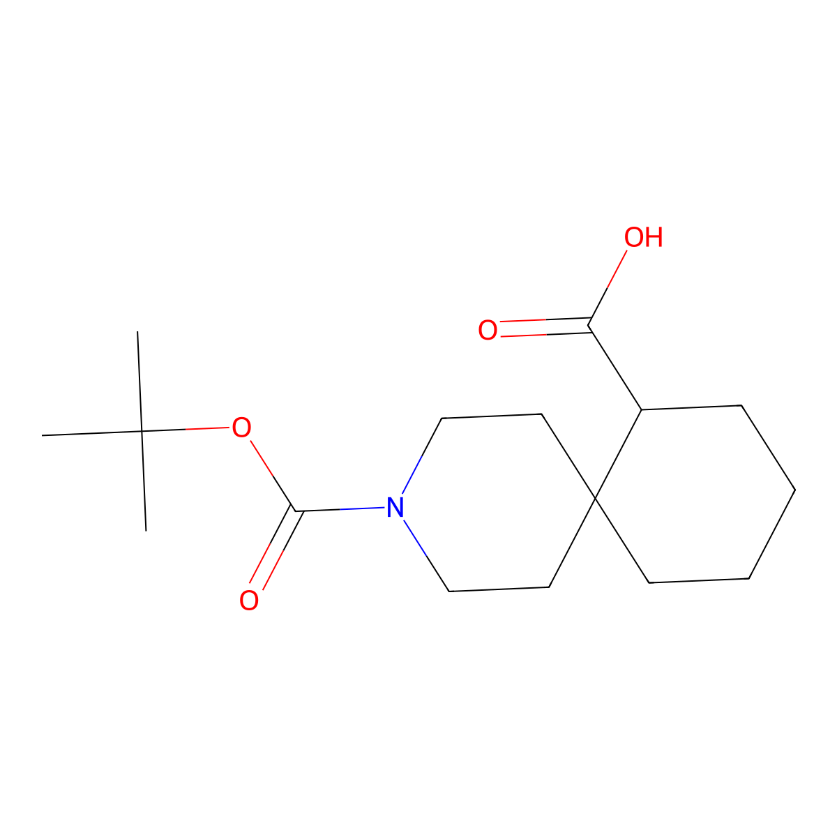3-(tert-Butoxycarbonyl)-3-azaspiro[5.5]undecane-7-carboxylic acid molecular structure, CAS 2126163-51-5