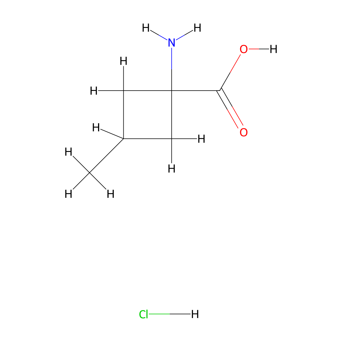1-Amino-3-methylcyclobutane-1-carboxylic acid hydrochloride molecular structure, CAS 2126164-58-5