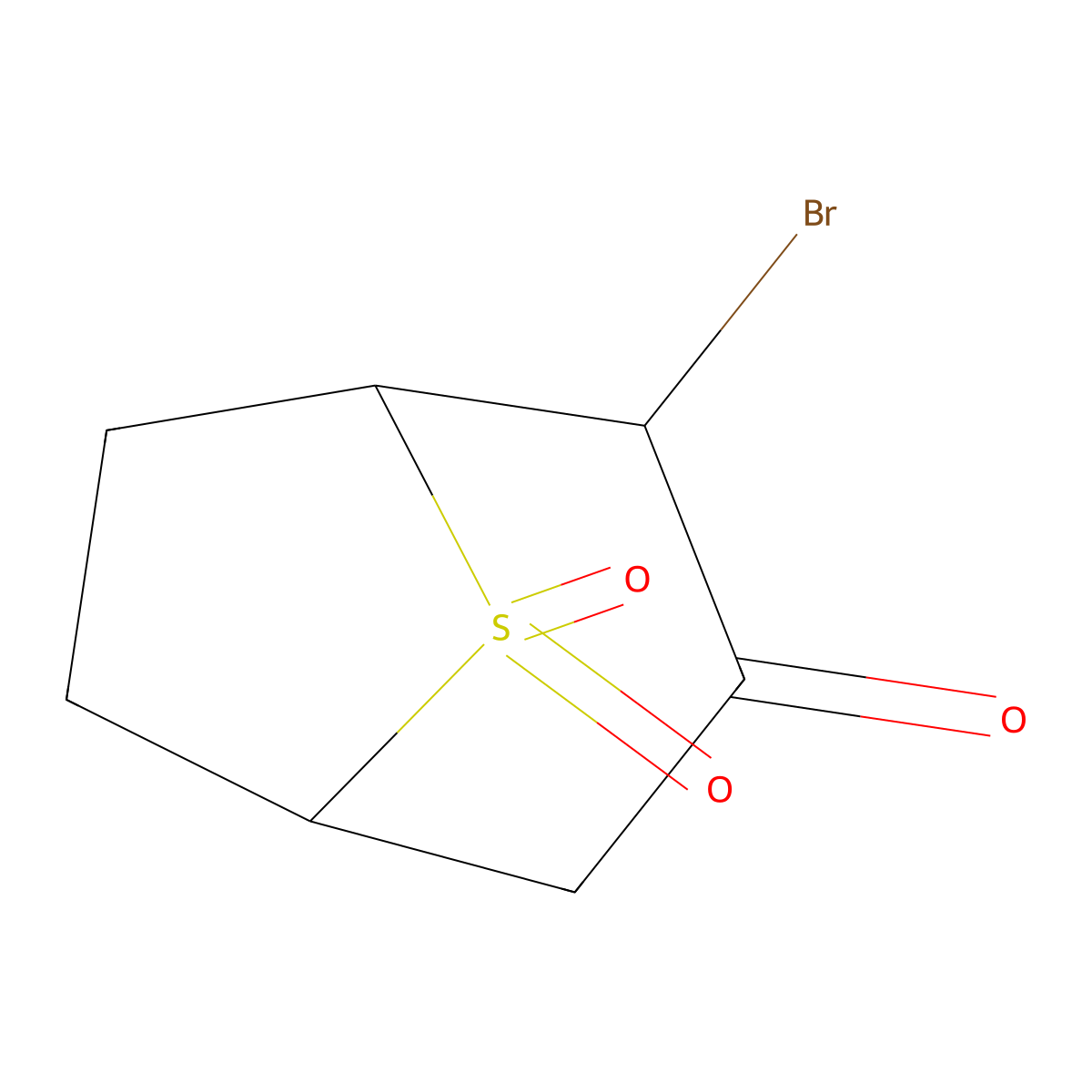 2-Bromo-8lambda6-thiabicyclo[3.2.1]octane-3,8,8-trione molecular structure, CAS 2126176-82-5
