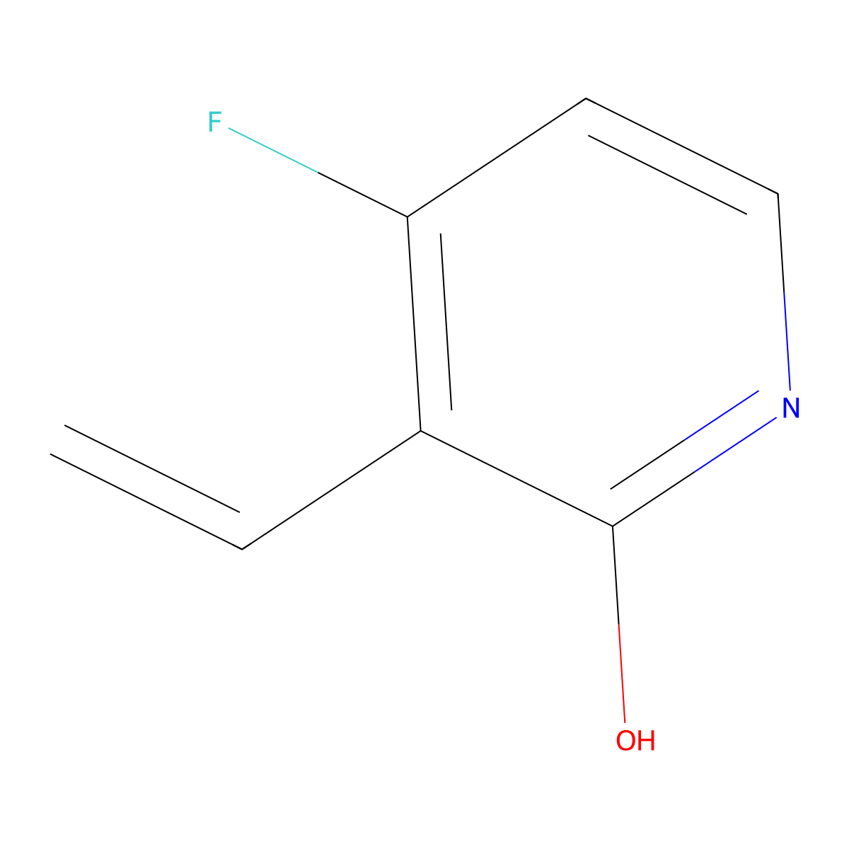 3-Ethenyl-4-fluoropyridin-2-OL molecular structure, CAS 2126177-70-4