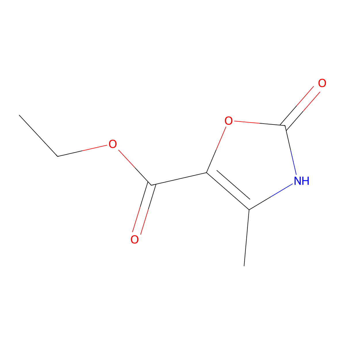 Ethyl 2-hydroxy-4-methyl-1,3-oxazole-5-carboxylate molecular structure, CAS 2126178-35-4