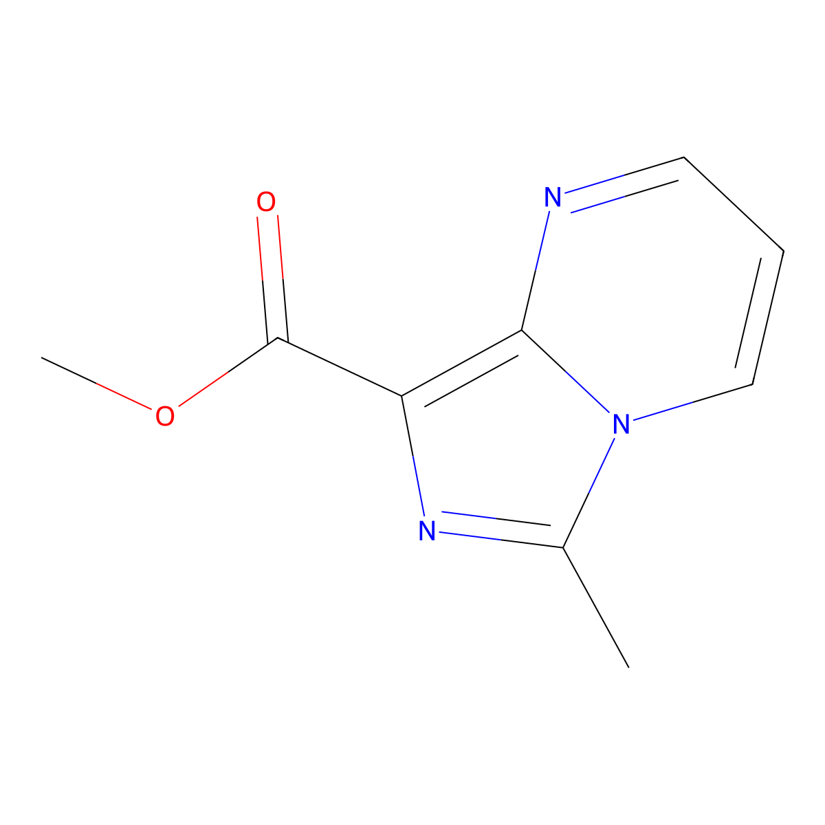 Methyl 6-methylimidazo[1,5-a]pyrimidine-8-carboxylate molecular structure, CAS 2126178-59-2