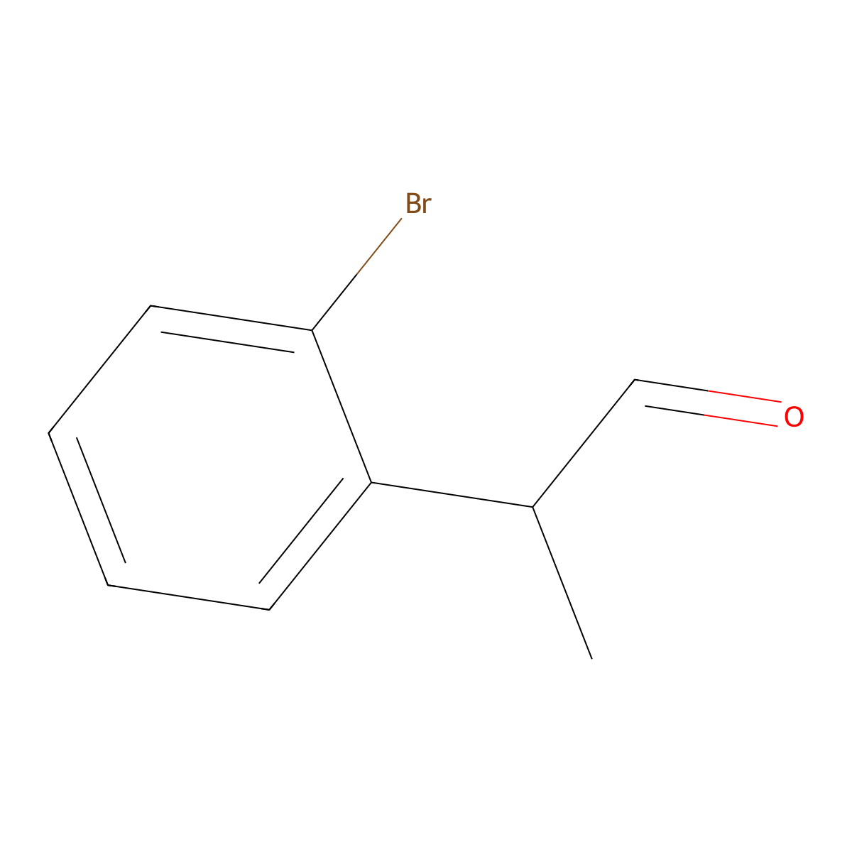 2-(2-Bromophenyl)propanal molecular structure, CAS 212626-88-5