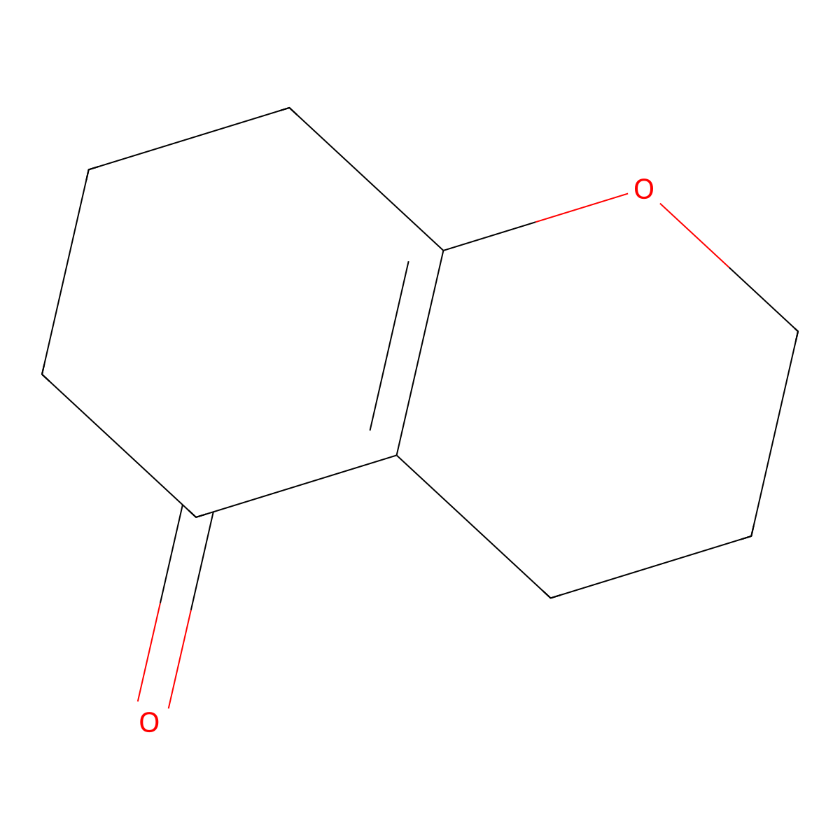 3,4,5,6,7,8-hexahydro-2H-1-benzopyran-5-one molecular structure, CAS 2126857-59-6