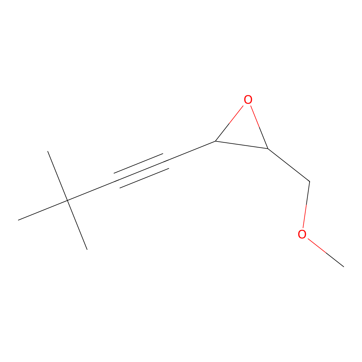 Oxirane, 2-(3,3-dimethyl-1-butynyl)-3-(methoxymethyl)-(9CI) molecular structure, CAS 212687-70-2