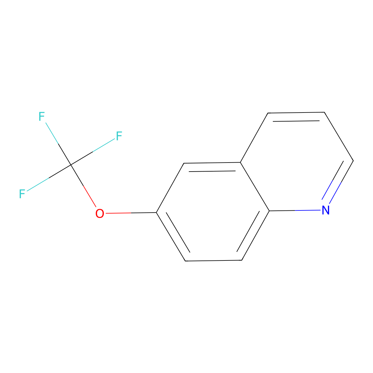 6-(Trifluoromethoxy)quinoline molecular structure, CAS 212695-45-9