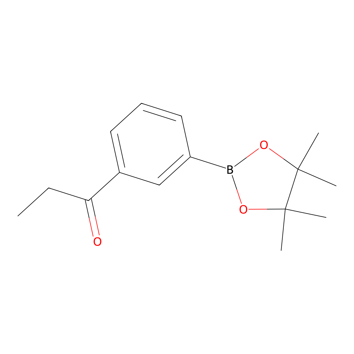 1-(3-(4,4,5,5-Tetramethyl-1,3,2-dioxaborolan-2-yl)phenyl)propan-1-one molecular structure, CAS 2126952-65-4