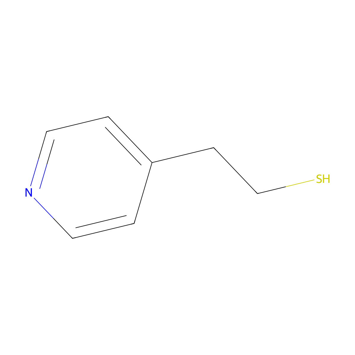 4-Pyridoethanethiol molecular structure, CAS 2127-05-1