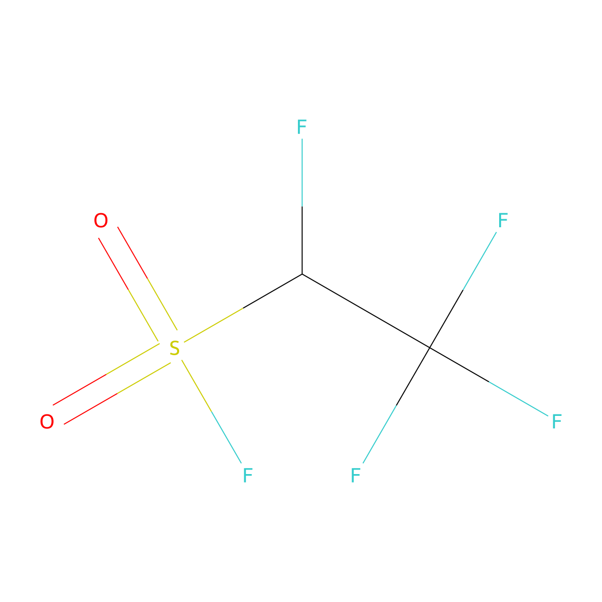 Ethanesulfonyl fluoride, 1,2,2,2-tetrafluoro- molecular structure, CAS 2127-74-4