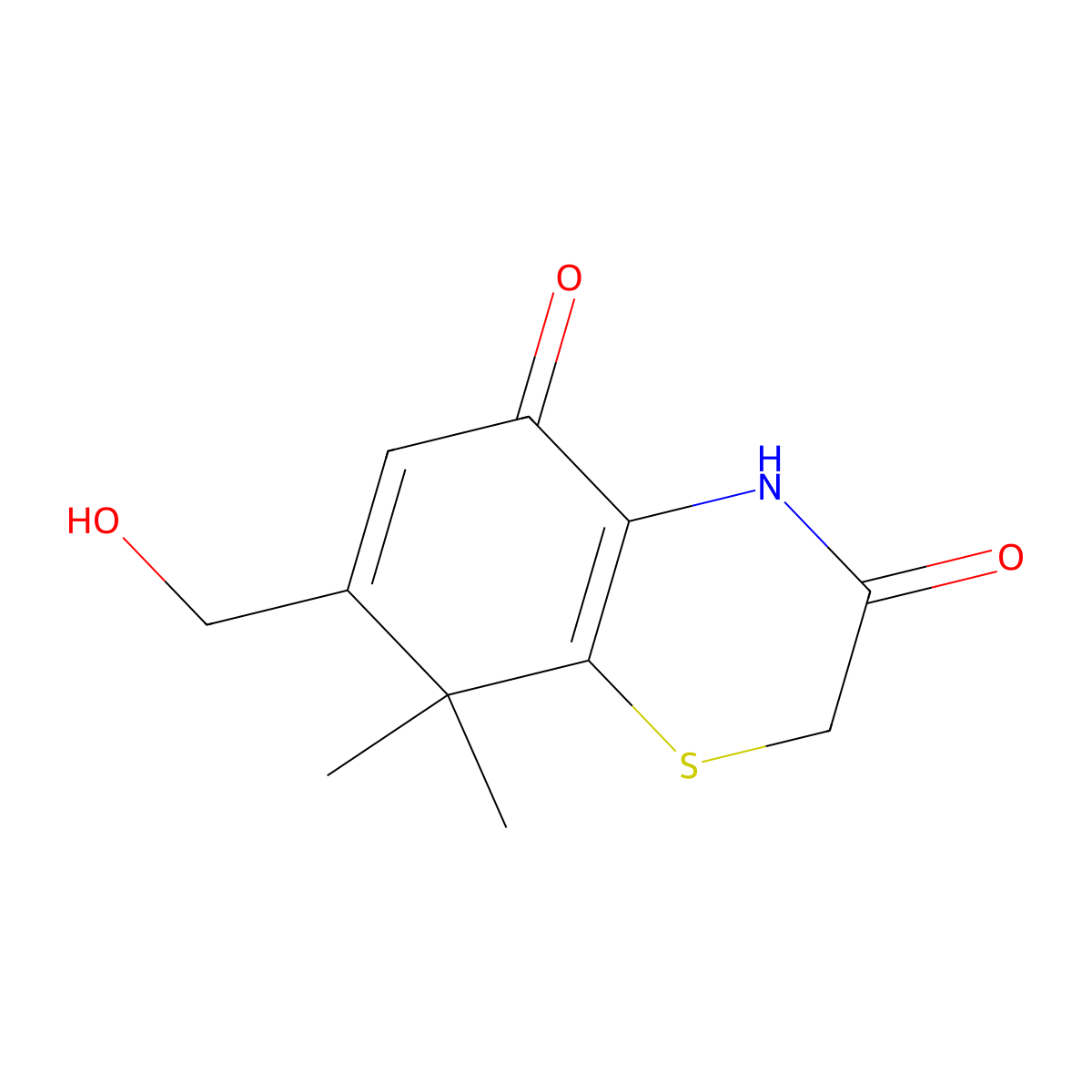 Xanthiazone molecular structure, CAS 212701-97-8