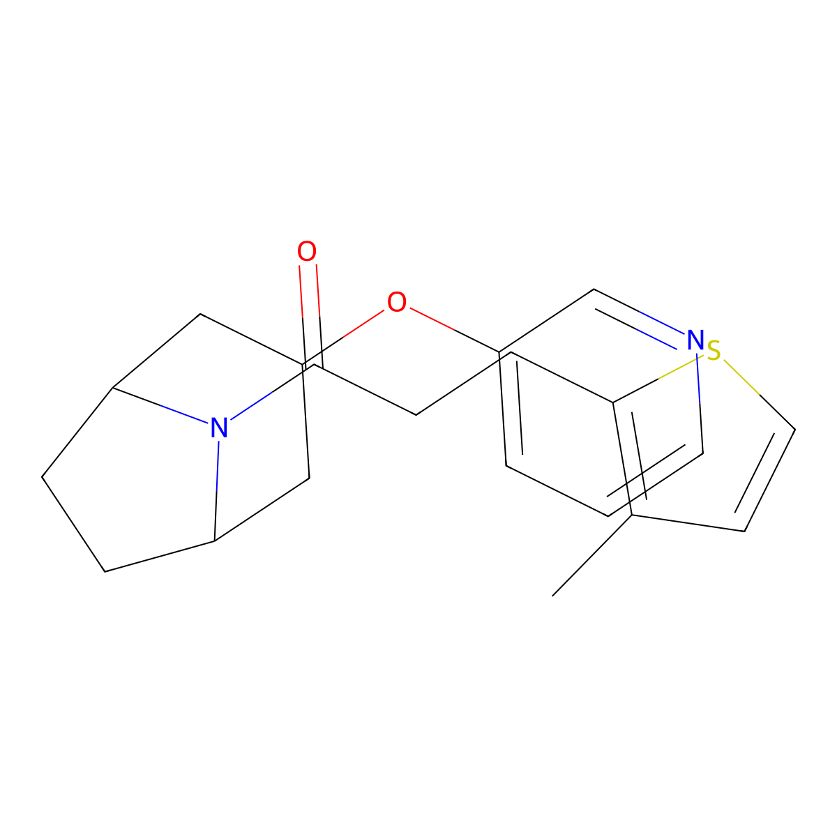 3-(3-methylthiophen-2-yl)-1-((1R,5S)-3-(pyridin-3-yloxy)-8-azabicyclo[3.2.1]octan-8-yl)propan-1-one molecular structure, CAS 2127058-96-0