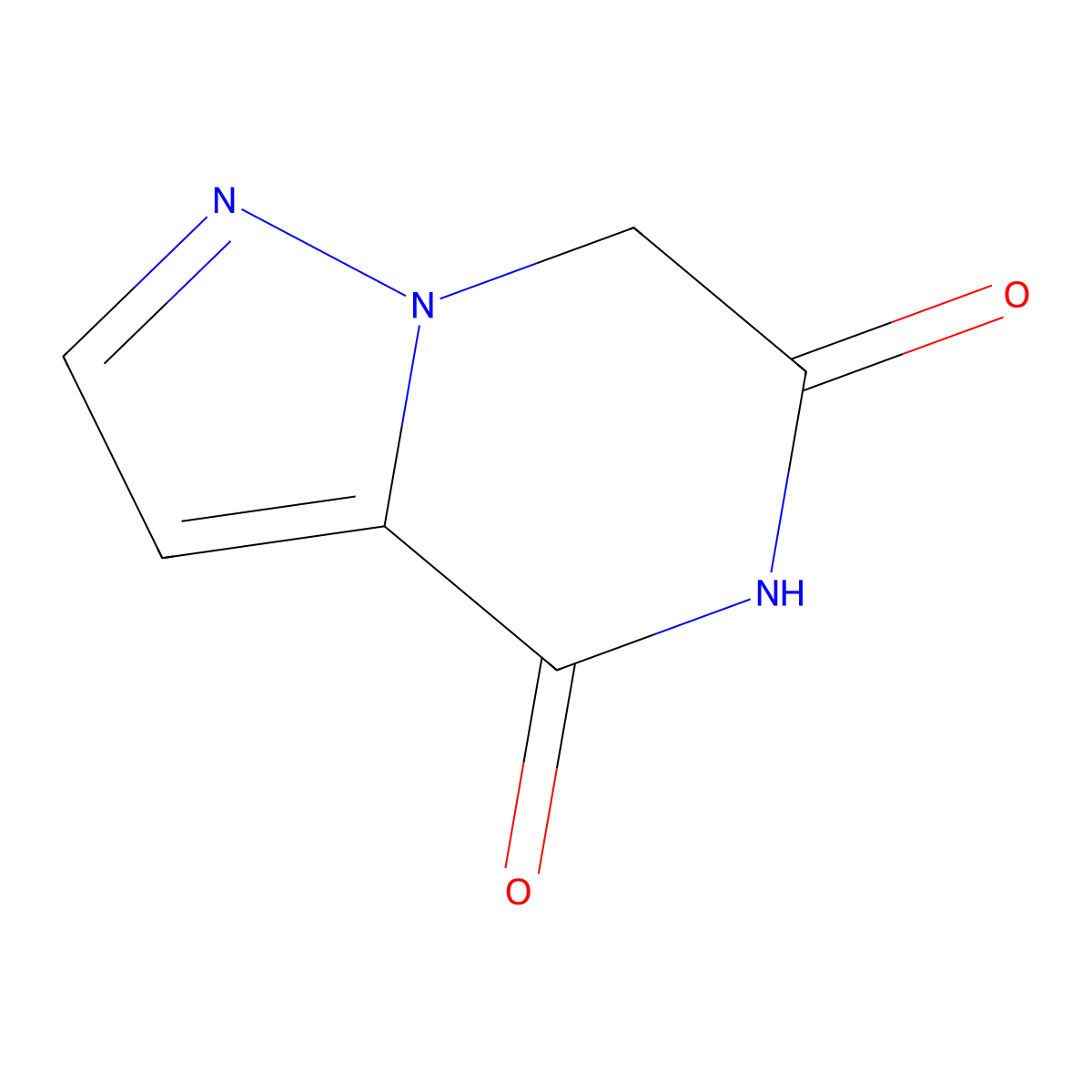 Pyrazolo[1,5-a]pyrazine-4,6(5H,7H)-dione molecular structure, CAS 2127110-19-2