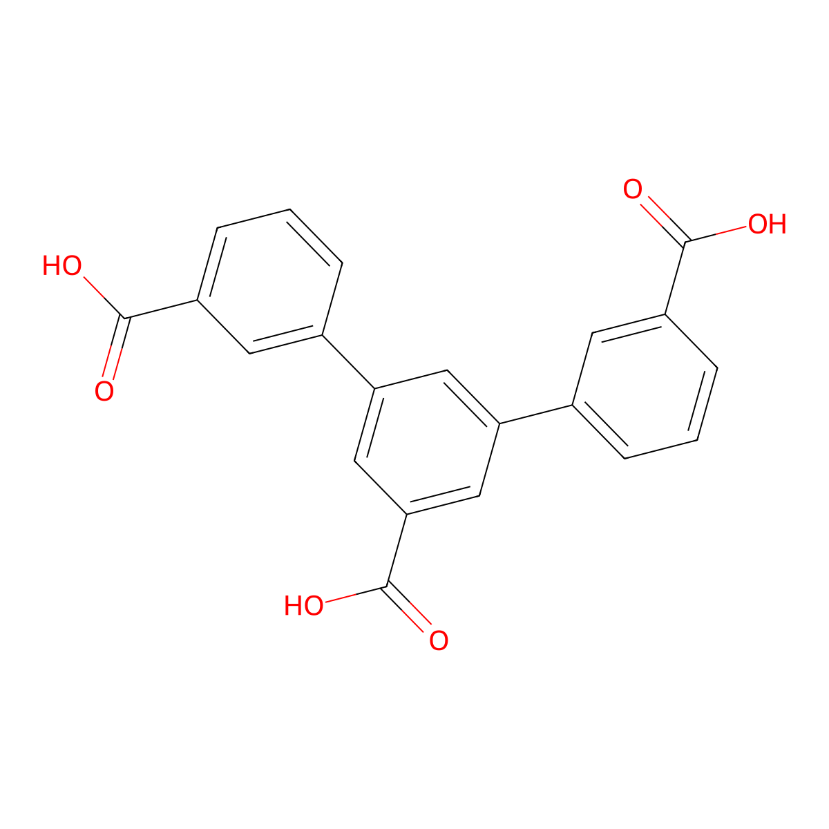[1,1':3',1''-Terphenyl]-3,3'',5'-tricarboxylic acid molecular structure, CAS 2127158-11-4
