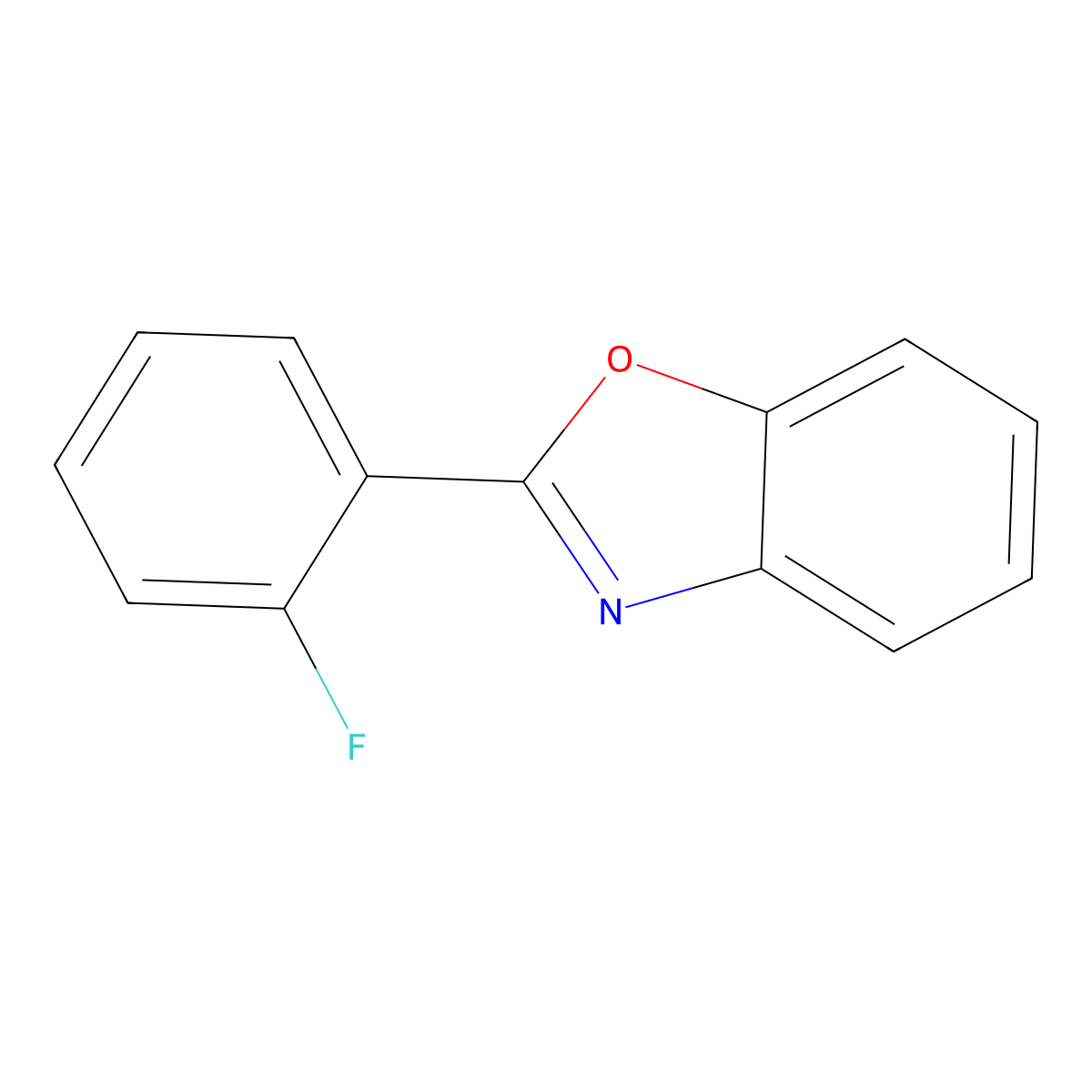 2-(2-Fluorophenyl)-1,3-benzoxazole molecular structure, CAS 212758-52-6