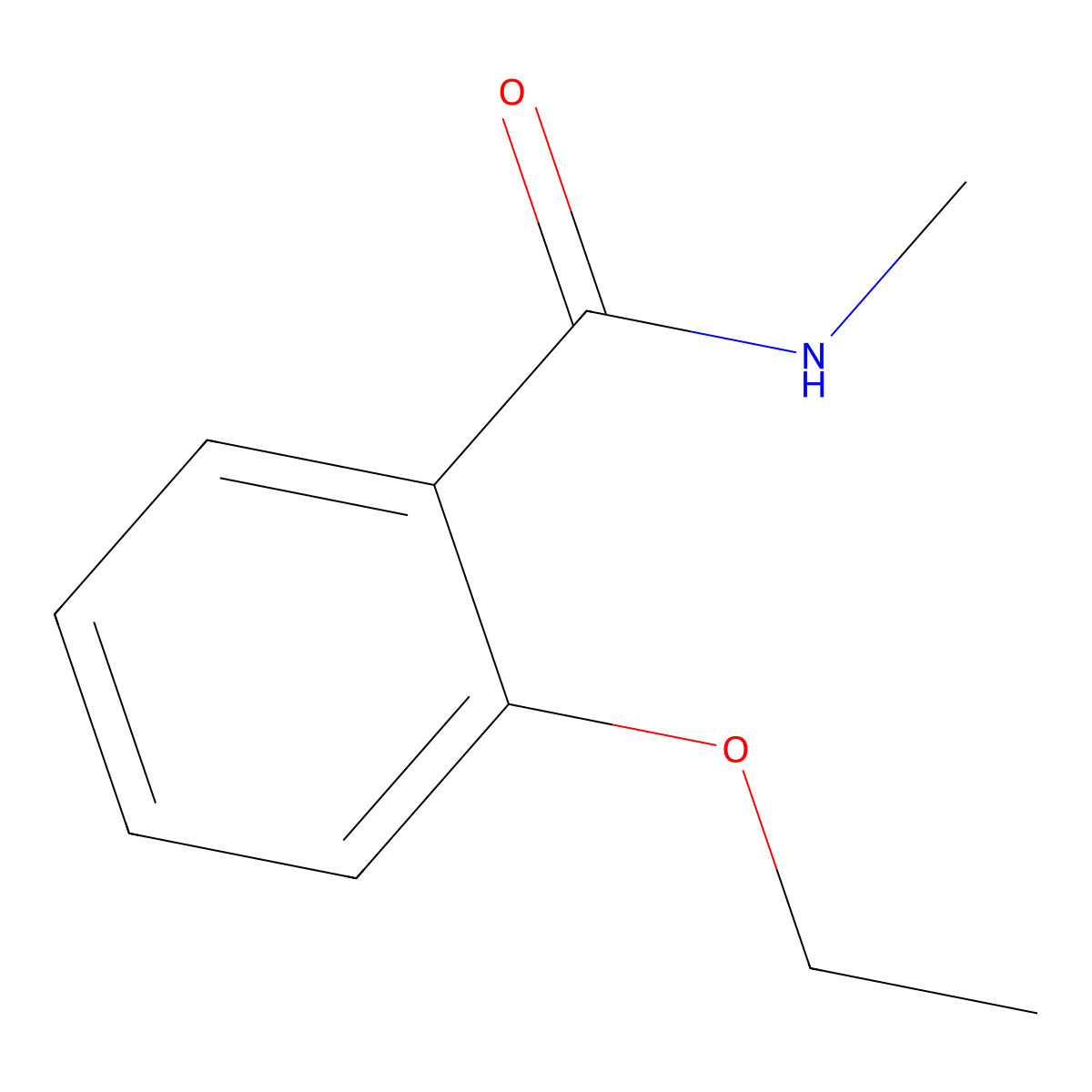 2-ethoxy-N-methylbenzamide molecular structure, CAS 21276-34-6