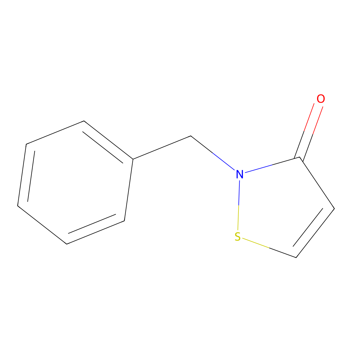 2-Benzyl-isothiazol-3-one molecular structure, CAS 21277-97-4