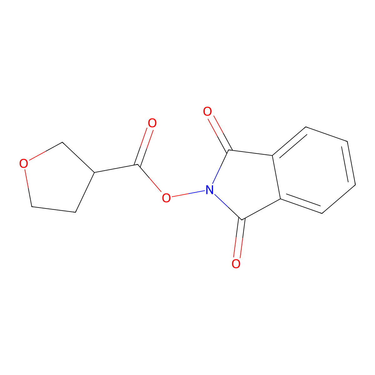 1,3-dioxo-2,3-dihydro-1H-isoindol-2-yl oxolane-3-carboxylate molecular structure, CAS 2127881-32-5