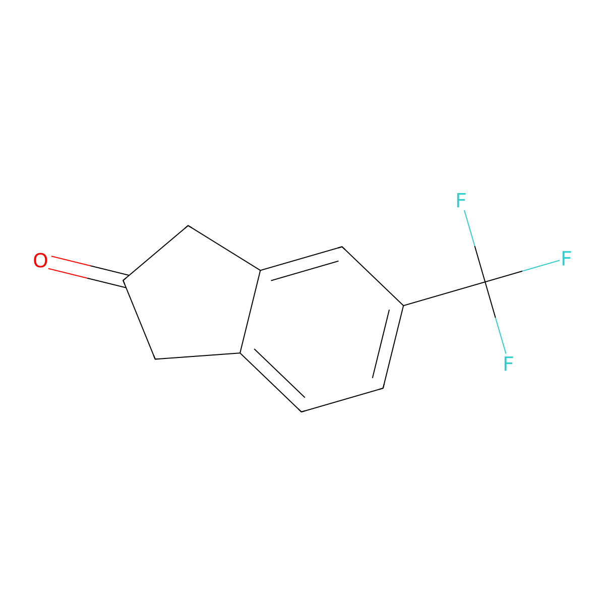 5-(Trifluoromethyl)-1H-inden-2(3H)-one molecular structure, CAS 212845-84-6