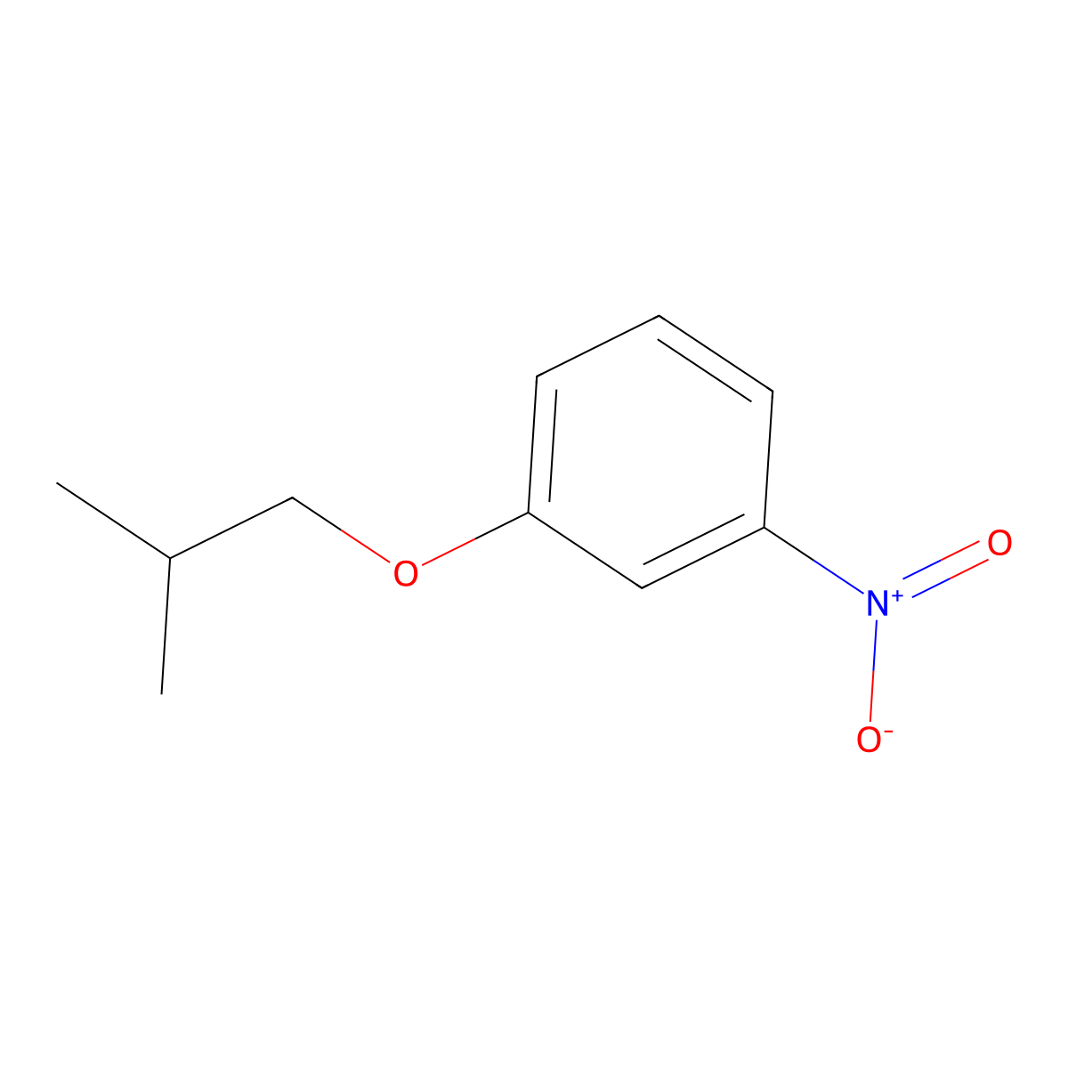1-(2-Methylpropoxy)-3-nitrobenzene molecular structure, CAS 212896-27-0