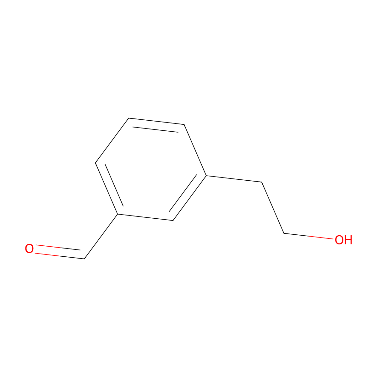 3-(2-Hydroxyethyl)benzaldehyde molecular structure, CAS 212914-87-9