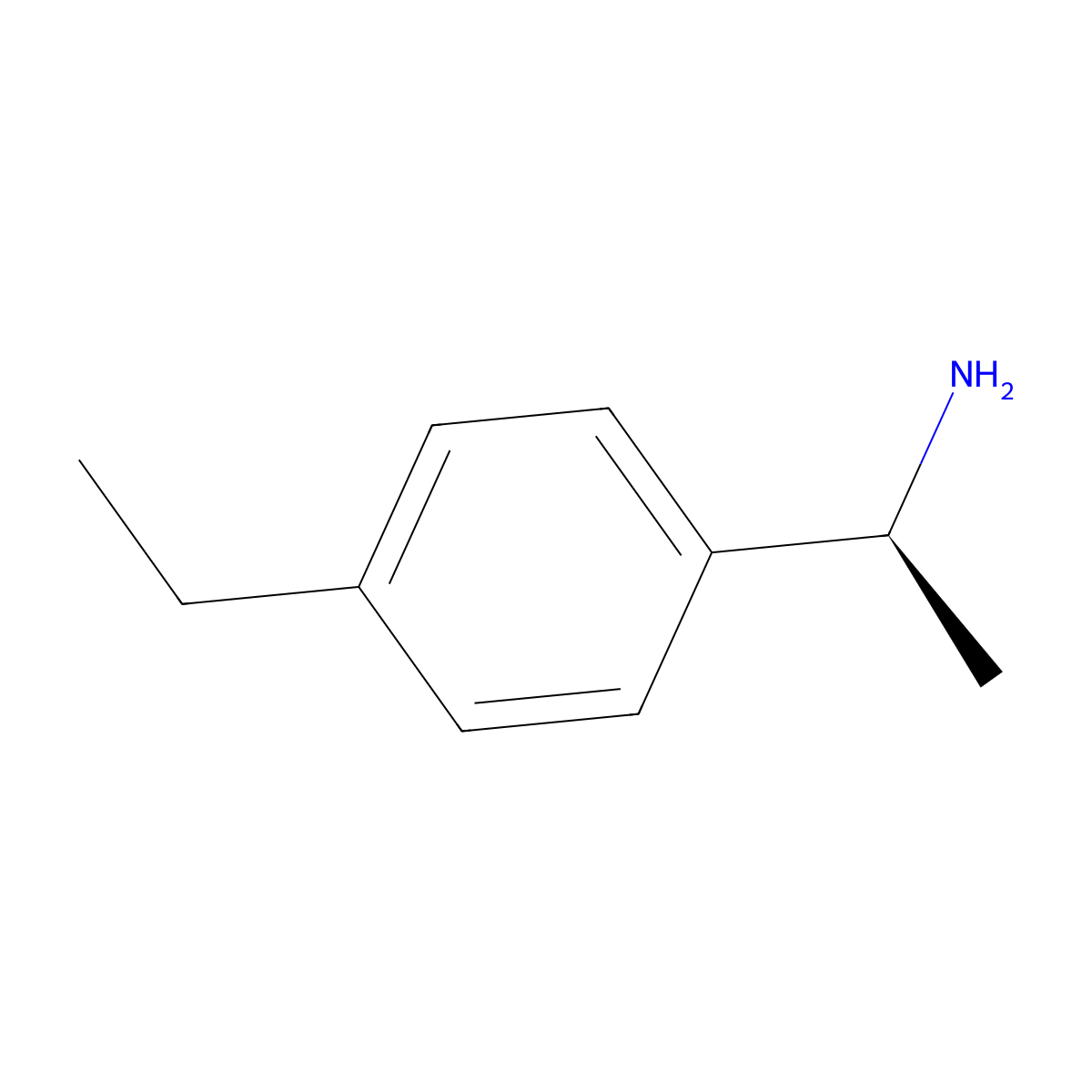 (S)-1-(4-Ethylphenyl)ethanamine molecular structure, CAS 212968-67-7