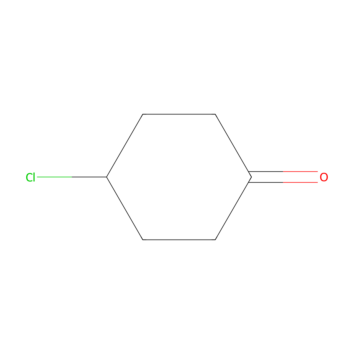 4-Chlorocyclohexanone molecular structure, CAS 21299-26-3