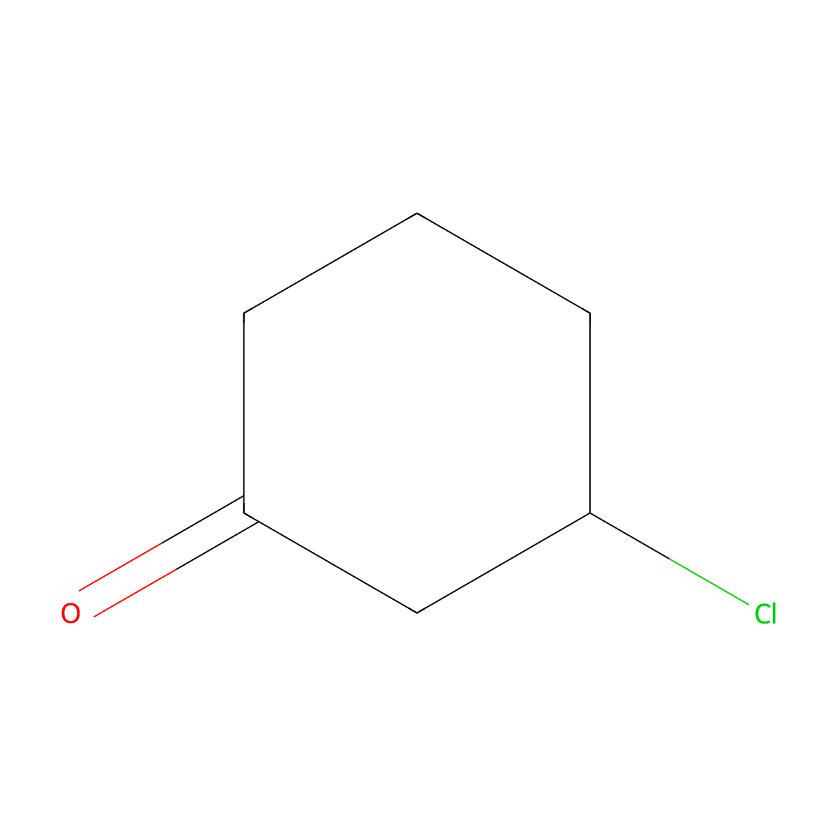 3-Chlorocyclohexanone molecular structure, CAS 21299-27-4