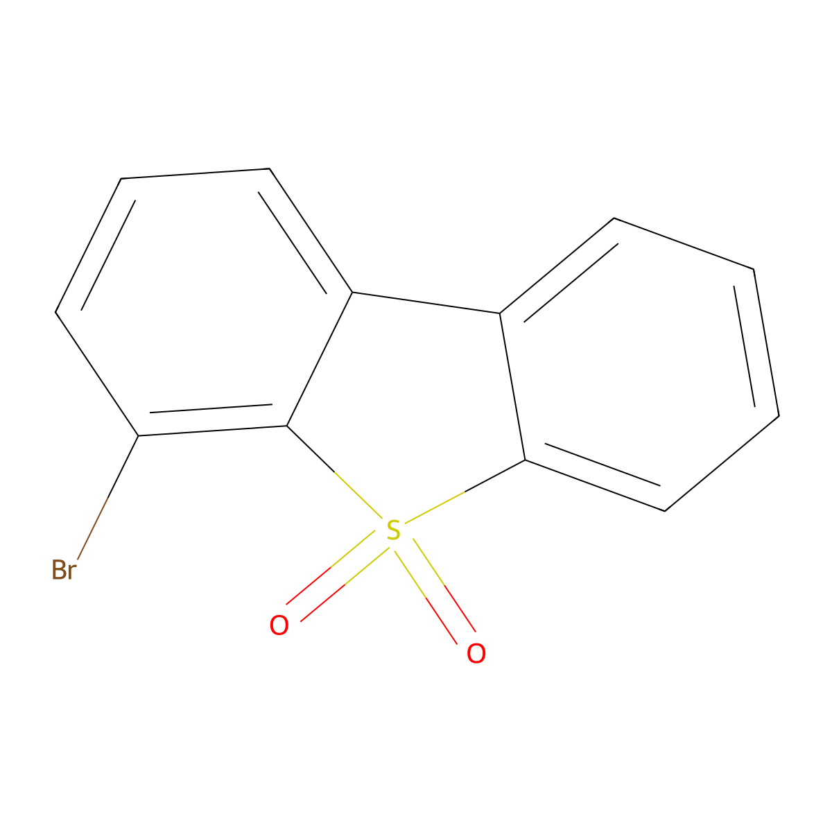 4-Bromodibenzo[b,d]thiophene 5,5-dioxide molecular structure, CAS 2129984-86-5