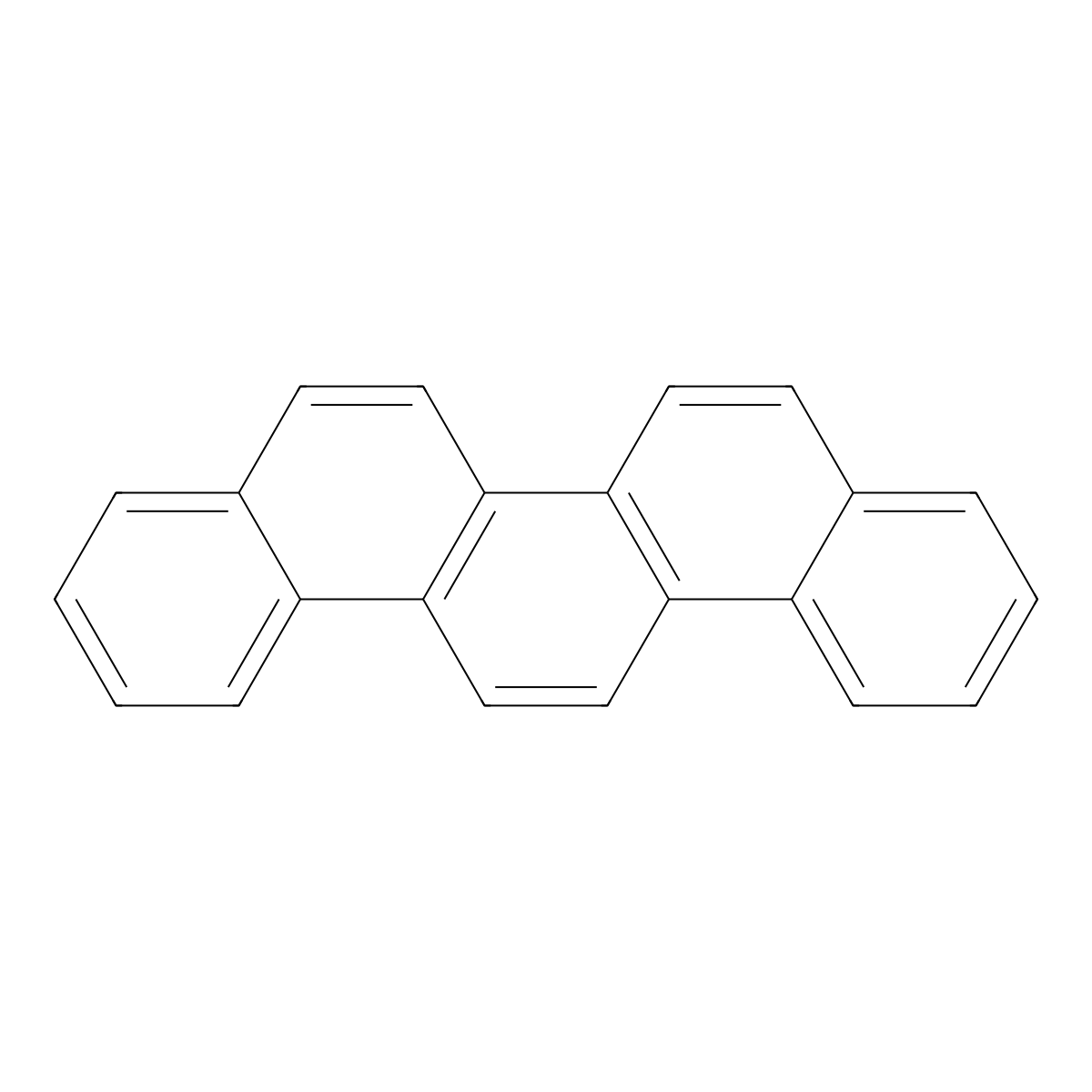 Picene molecular structure, CAS 213-46-7