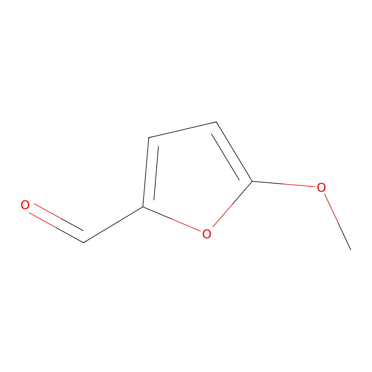 5-Methoxyfuran-2-carbaldehyde molecular structure, CAS 21300-07-2
