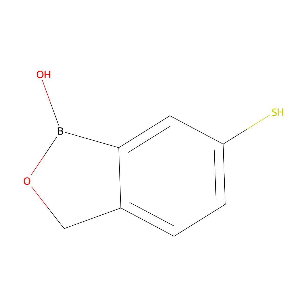 6-Mercaptobenzo[c][1,2]oxaborol-1(3H)-ol molecular structure, CAS 2130753-08-9