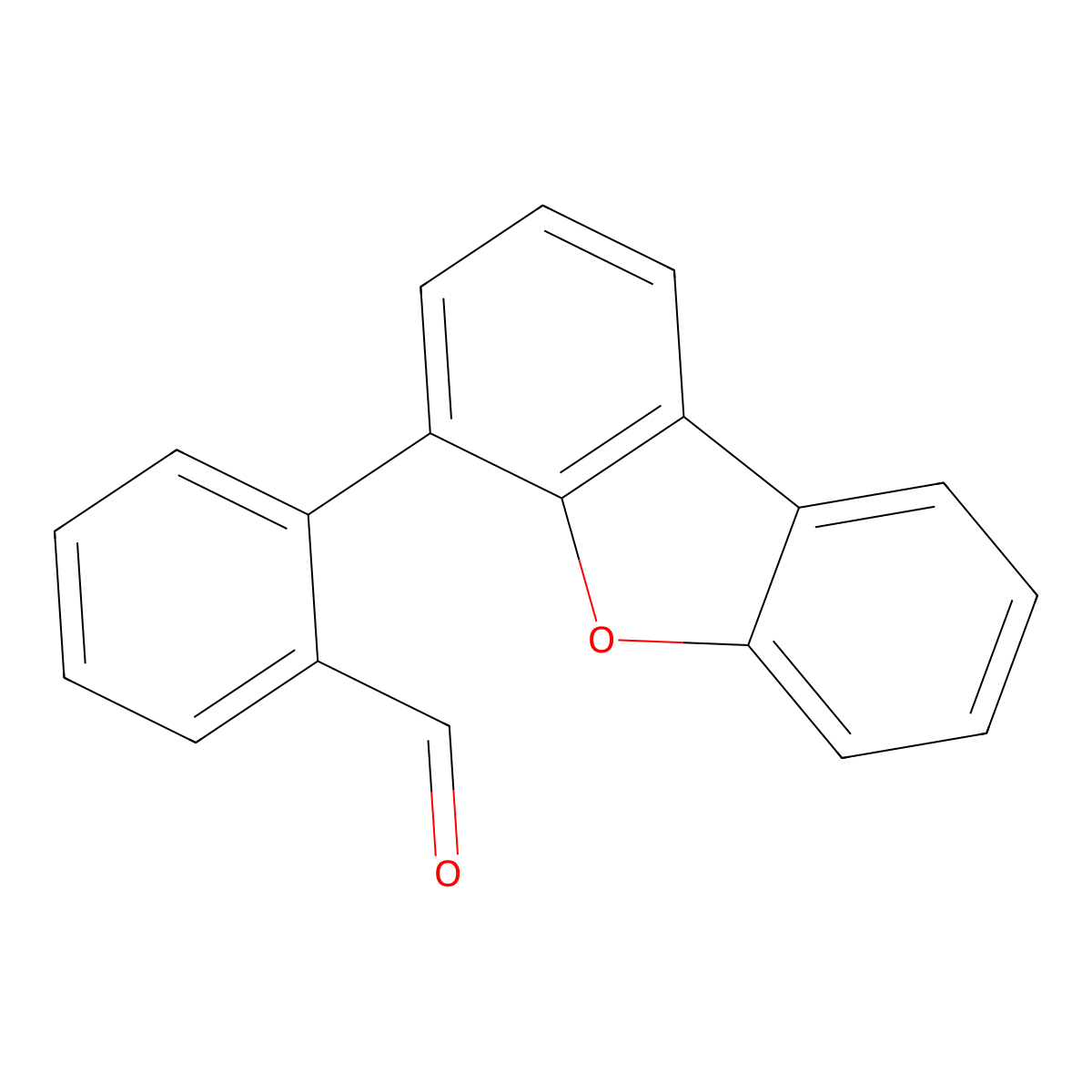 2-(Dibenzo[b,d]furan-4-yl)benzaldehyde molecular structure, CAS 2130835-99-1