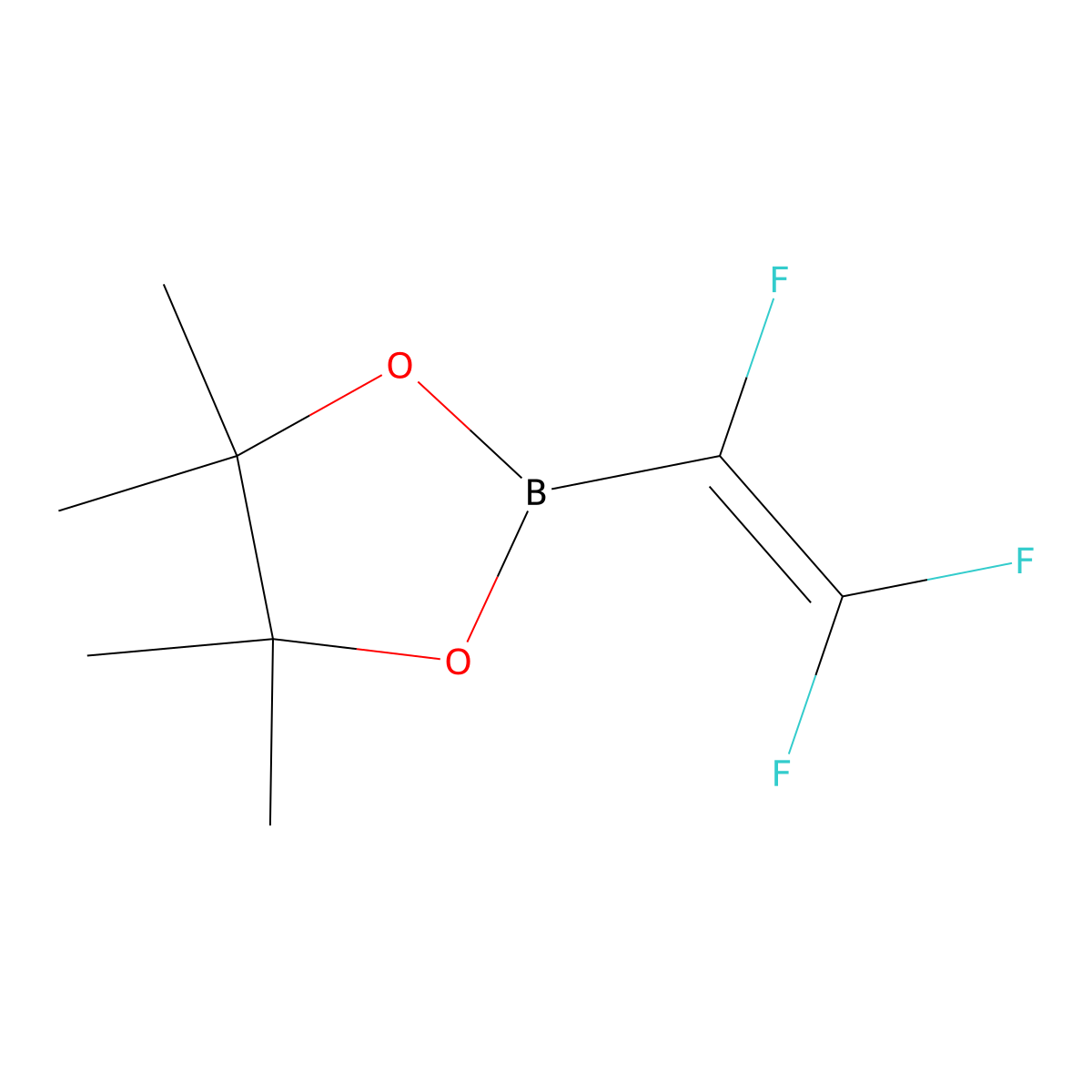 4,4,5,5-Tetramethyl-2-(1,2,2-trifluoroethenyl)-1,3,2-dioxaborolane molecular structure, CAS 2130860-46-5