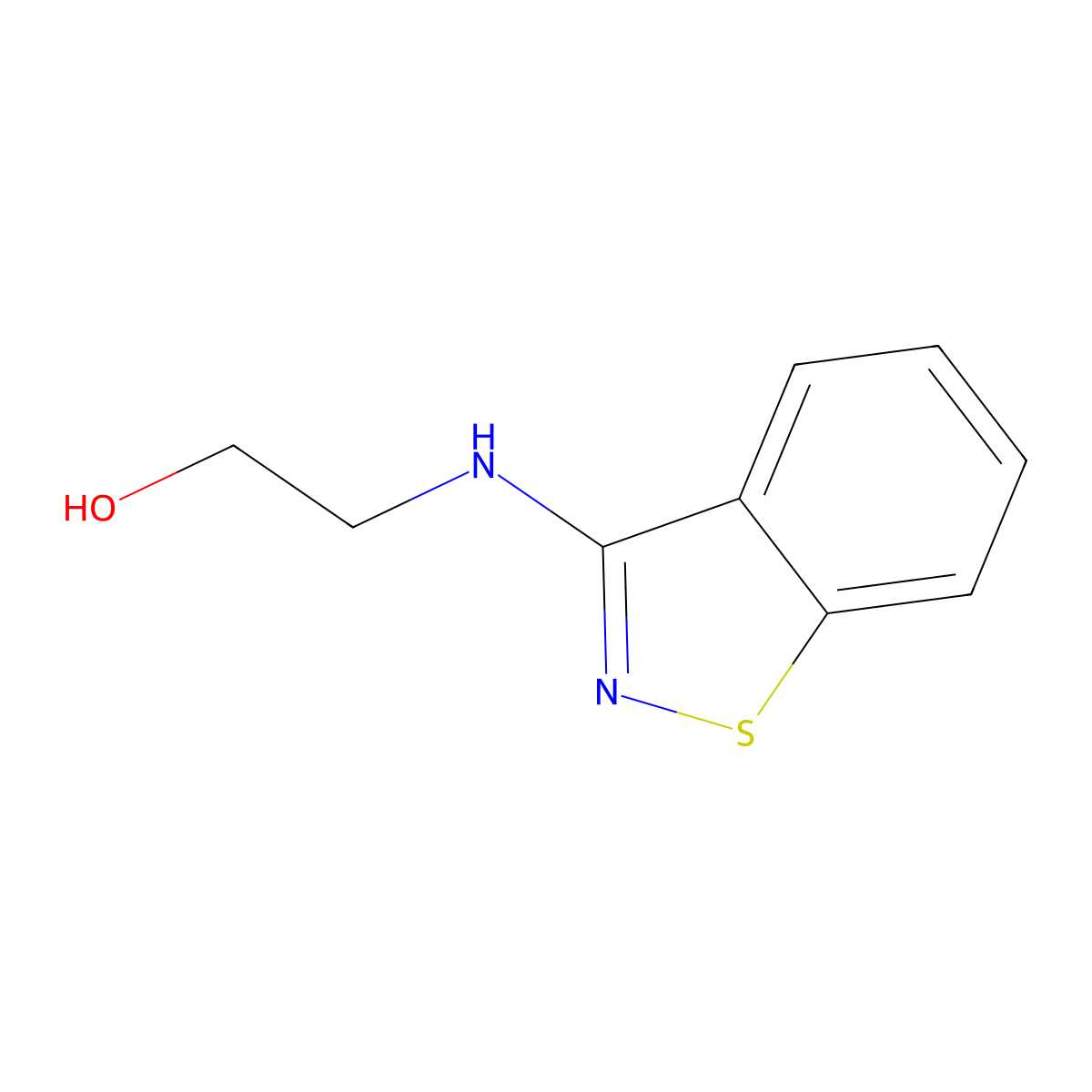 2-(Benzo[d]isothiazol-3-ylamino)ethanol molecular structure, CAS 21309-72-8