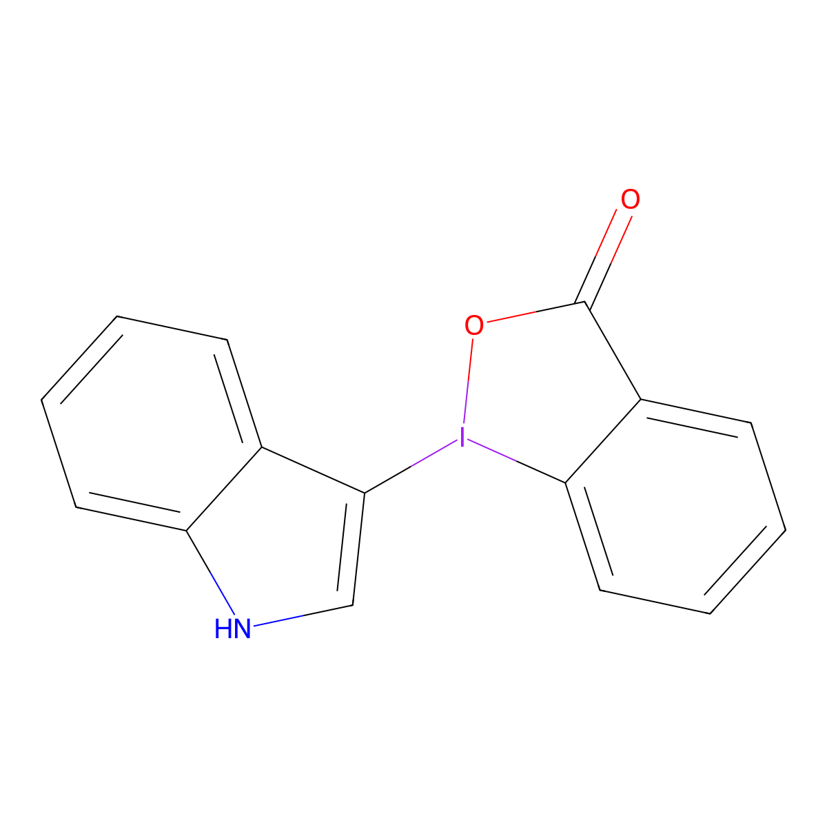 1-(1H-Indol-3-yl)-1lambda3-benzo(d)(1,2)iodaoxol-3(1H)-one molecular structure, CAS 2130906-05-5