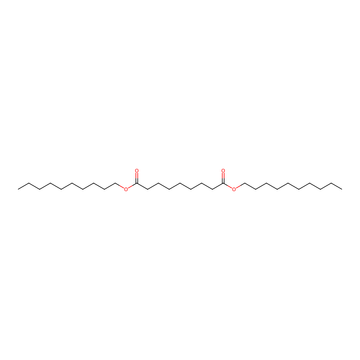 Nonanedioic acid, 1,9-didecyl ester molecular structure, CAS 2131-27-3