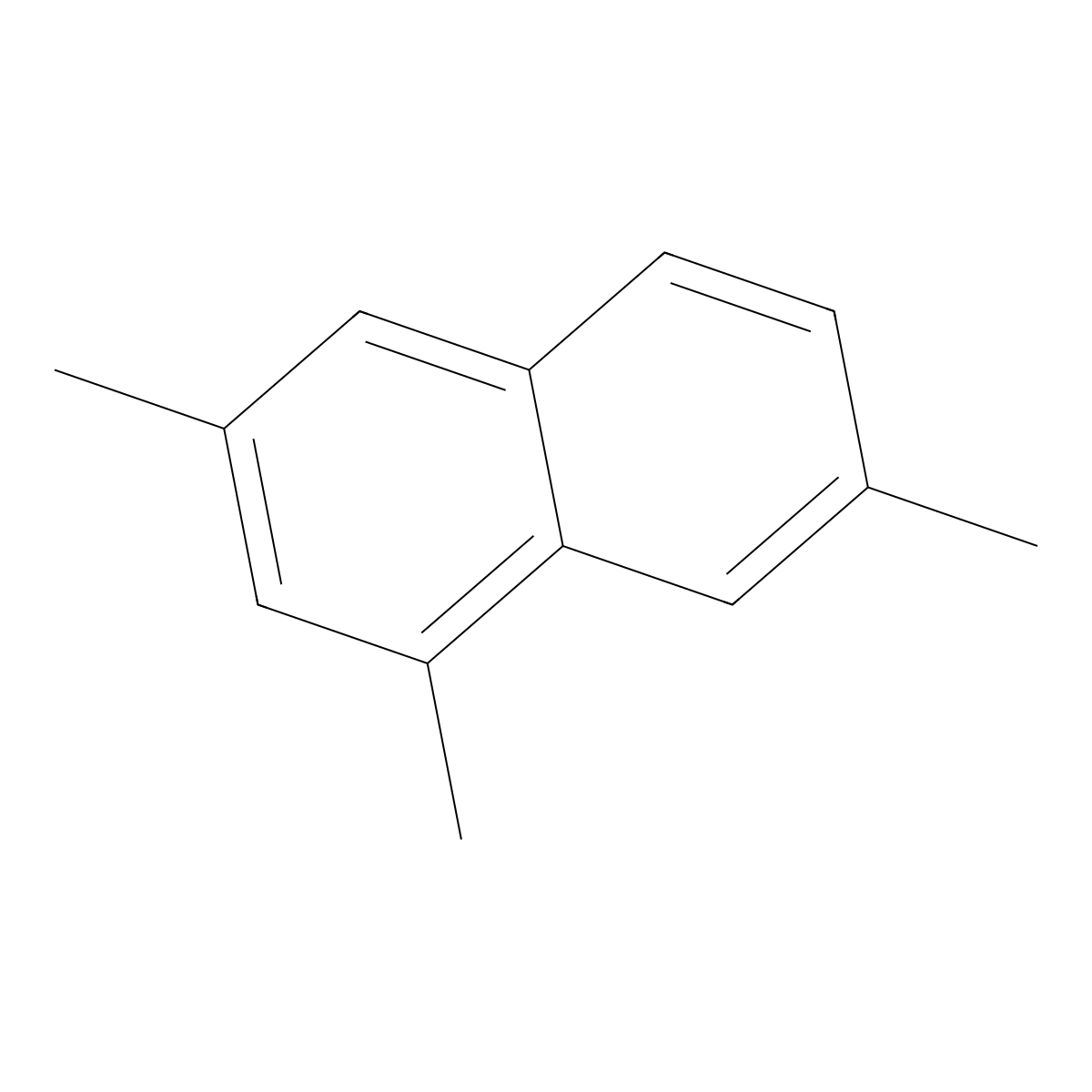 1,3,7-Trimethylnaphthalene molecular structure, CAS 2131-38-6