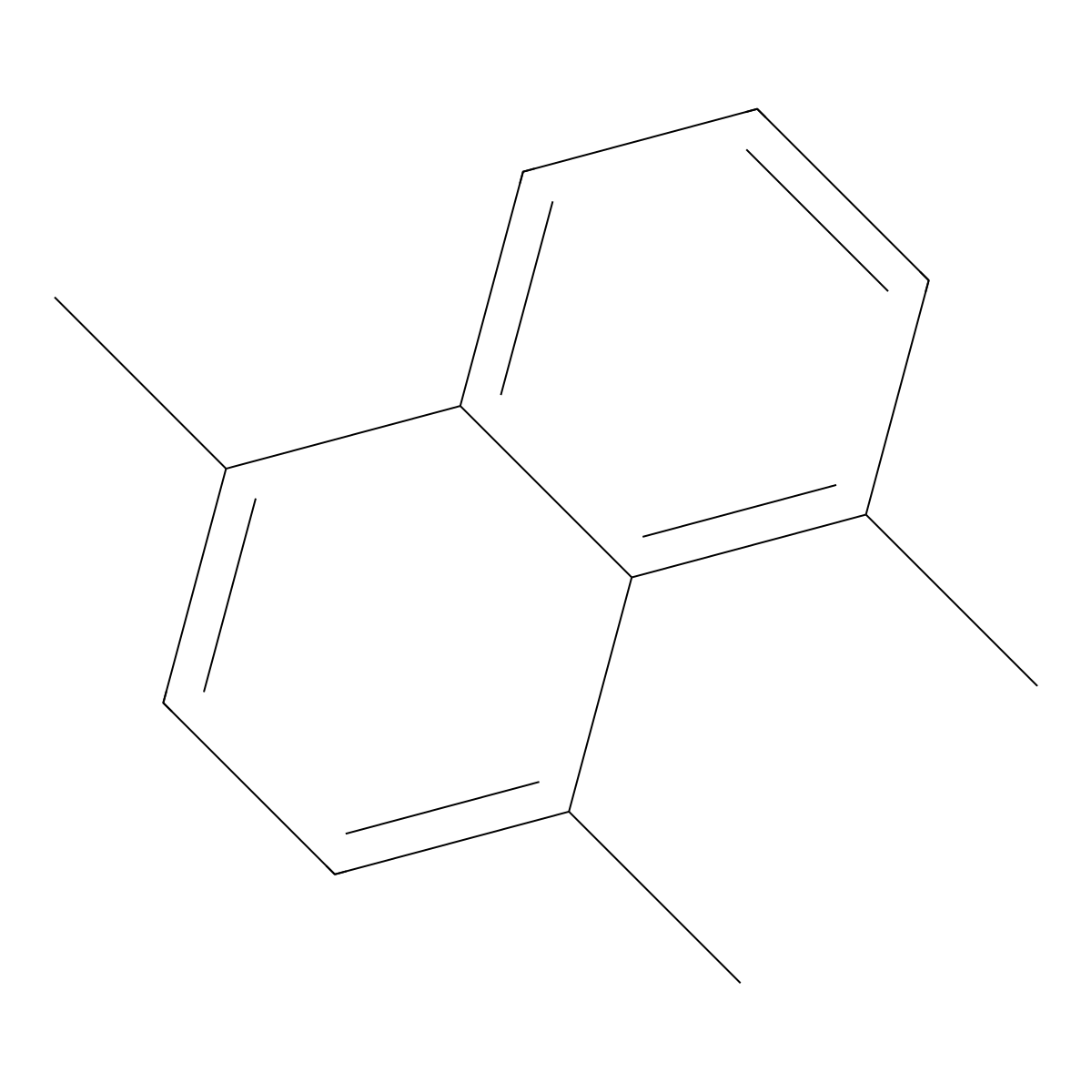 1,4,5-Trimethylnaphthalene molecular structure, CAS 2131-41-1