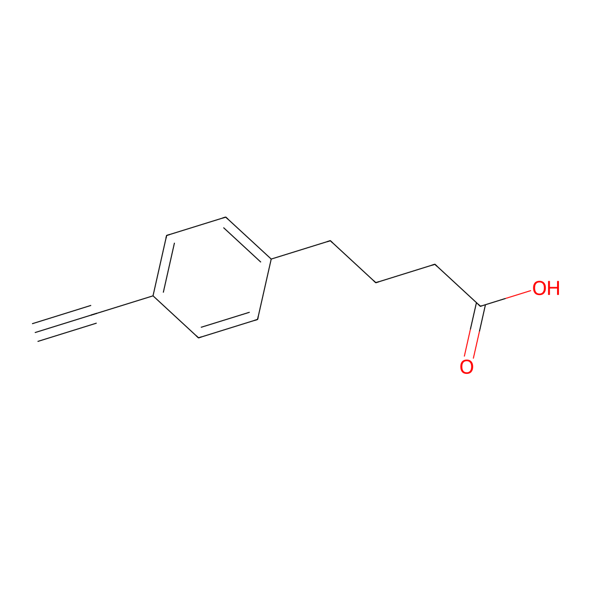 4-(4-Ethynylphenyl)butanoic acid molecular structure, CAS 2131053-53-5