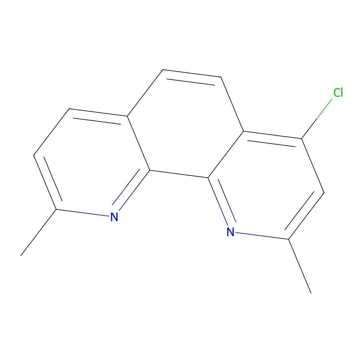 4-Chloro-2,9-dimethyl-1,10-phenanthroline molecular structure, CAS 2131054-09-4