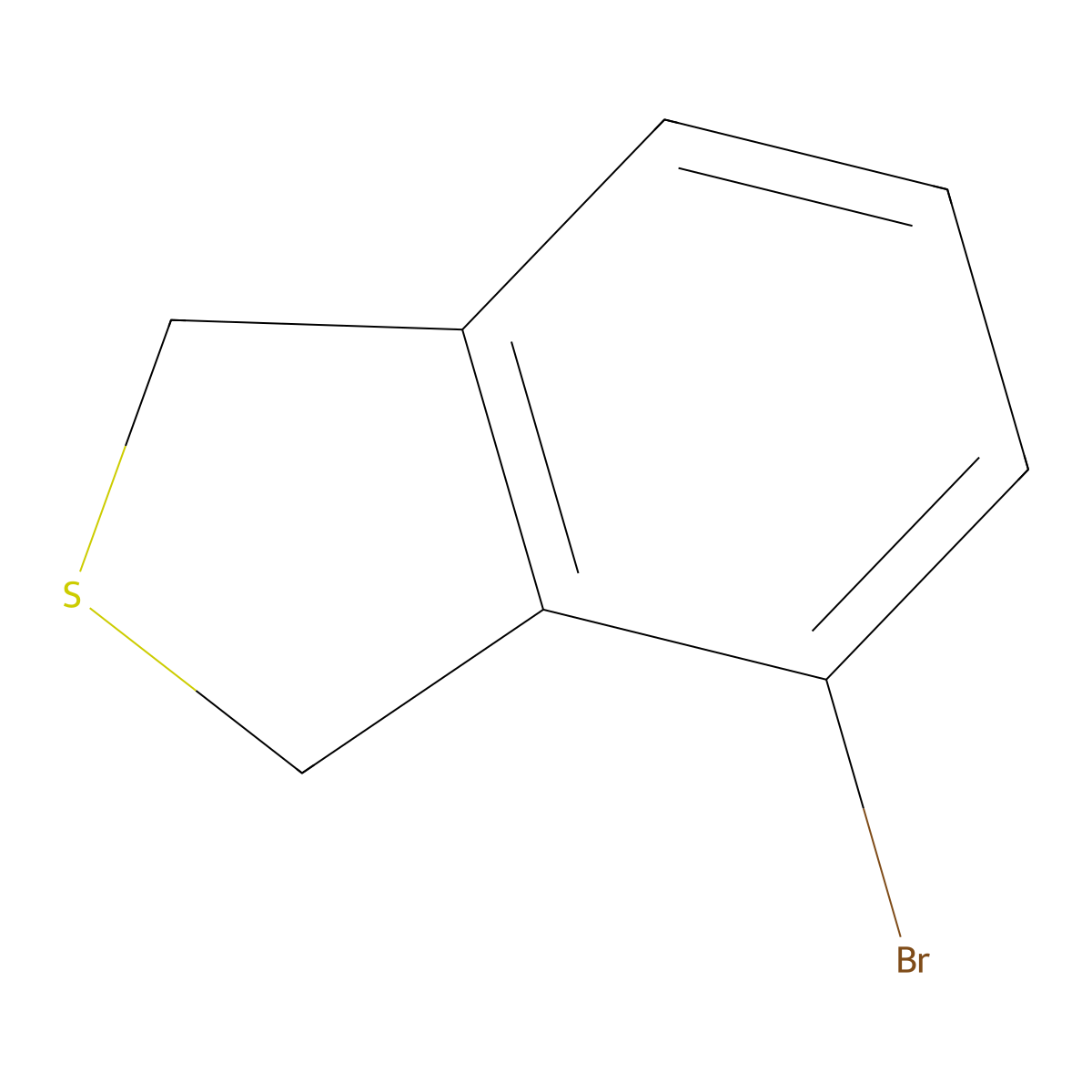 4-Bromo-1,3-dihydrobenzo[c]thiophene molecular structure, CAS 2131173-32-3